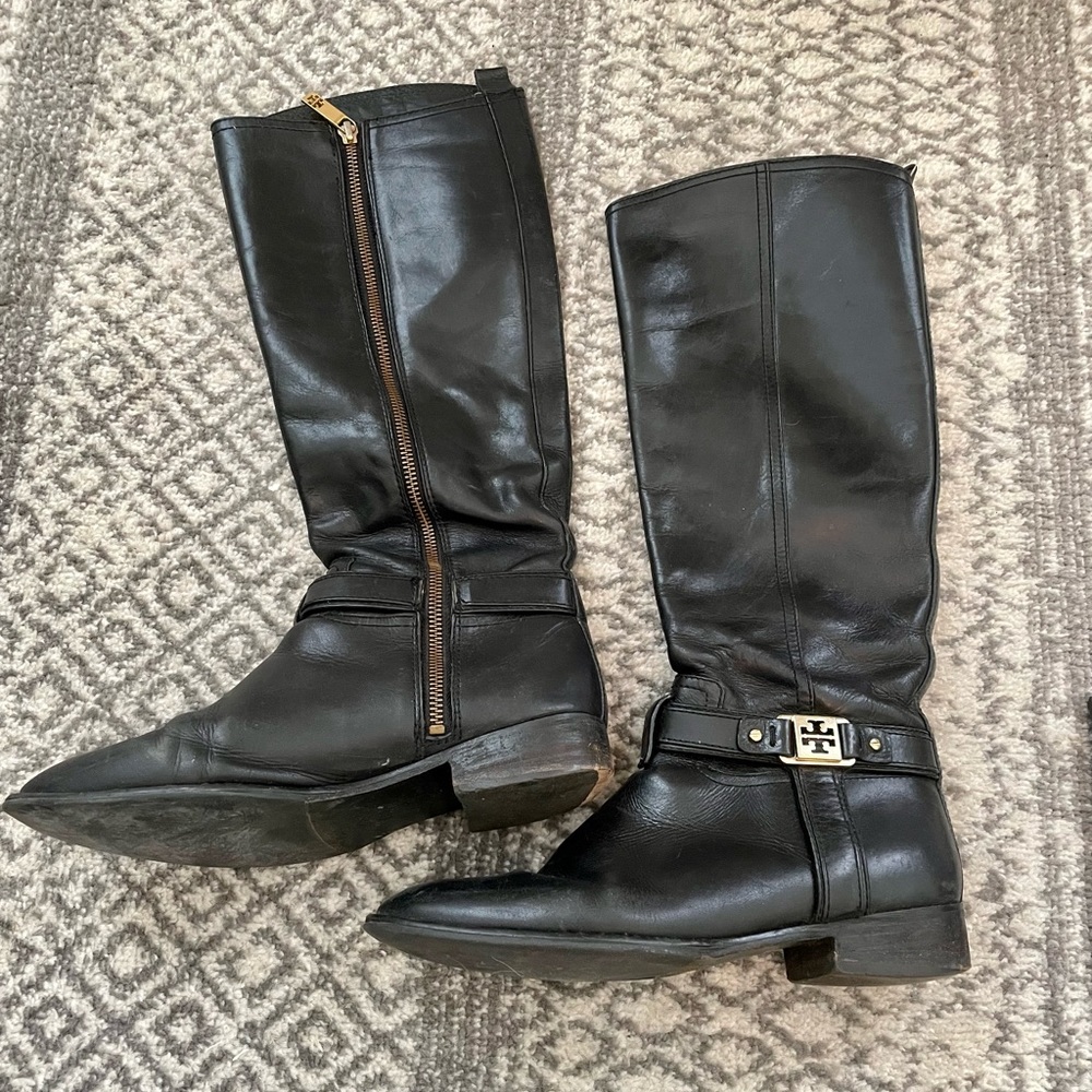 Tory Burch leather riding boots size 7.5